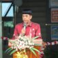 SAMBUTAN—Ketua DPRD Kota Payakumbuh Wirman Putra Dt. Rajo Mantiko Alam saat berikan sambutan