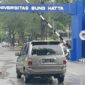 Kondisi Jalan Sumatra di Ulak Karang yang kembali lancar pasca pohon tumbang di kawasan tersebut akibat hujan lebat disertai angin kencang. [foto: BPBD Padang]
