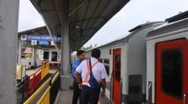 PT KAI Divre II Sumbar mengoperasikan stasiun Kampung Jua. (Foto: Dok. Humas KAI)