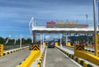 Gerbang tol Padang-Sicincin. (Foto: Dok. Humas HK)