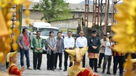 Menteri Kebudayaan Fadli Zon mengunjungi pabrik Indarung I PT Semen Padang. (Foto: Dok. Humas SP)
