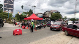 Arus lalu lintas di jalur utama Kabupaten Limapuluh Kota. (Foto: Dok. ist)
