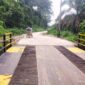 Pengerjaan betonisasi jalan yang dikerjakan CV. Putra Sulung di Nagari Galugua Kabupaten Limapuluh Kota