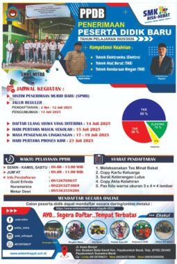 Telah Dibuka! Pendaftaran Penerimaan Peserta Didik Baru Tahun Ajaran 2025/2026