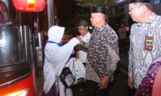Jamaah Haji Kloter XV Sampai di Payakumbuh