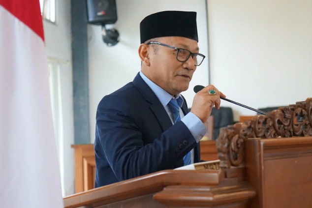 Dodi Arestu, Amd menyampaikan beberapa pandangan dan masukan terkait Rencana Pembangunan Jangka Menengah Daerah (RPJMD)