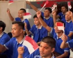 Teriakan MERDEKA Bikin Merinding Dari Penghuni Lapas Payakumbuh