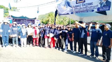 Ratusan Warga Suliki Kabupaten LimaPuluh Kota Antusias Meriahkan Jalan Santai Restorasi HUT ke-14 Partai NasDem