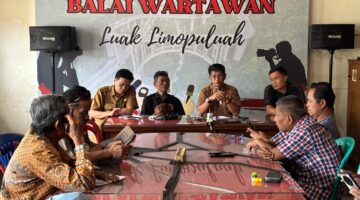 Kepala Dinas Kominfo Kota Payakumbuh Jalin Silaturahmi dengan Balai Wartawan Luak Limopuluah