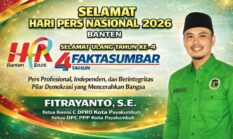 Fitrayanto S.E. Ucapkan Selamat HPN 2026 dan HUT ke-4 Faktasumbar