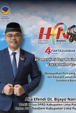 Alia Efendi: Pers Harus Berdiri Tegak, Bukan Sekadar Menyampaikan