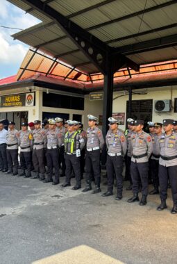 Kapolres 50 Kota Berikan Arahan kepada Personel Operasi Ketupat Singgalang 2026