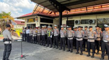 Kapolres 50 Kota Berikan Arahan kepada Personel Operasi Ketupat Singgalang 2026