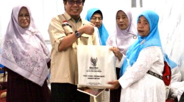 Amanah Zakat Umat Tersalurkan, BAZNAS Payakumbuh Distribusikan Sembako Rp574 Juta