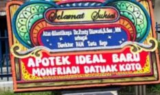 Karangan Bunga “Pelantikan” Direktur PDAM Tirta Sago Viral, Plt Mengaku Tak Tahu