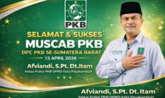 Selamat & Sukses Muscab PKB Se-Sumatera Barat, Afviandi: Momentum Konsolidasi dan Penguatan Partai