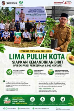Perkuat Pertanian dari Hulu, Lima Puluh Kota Siapkan Kemandirian Bibit dan Ekspansi Perkebunan 6.000 Hektare