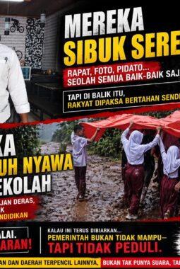 Tamparan Keras: Pemerintah Sibuk Seremoni, Rakyat Dipaksa Bertahan Sendiri