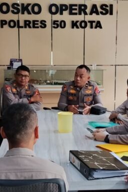 Polres 50 Kota Terima Supervisi Kerma 2026, Perkuat Sinergi dan Profesionalisme