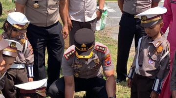 Polres 50 Kota Tanamkan Kepedulian Lingkungan Sejak Dini di Momentum Hari Pendidikan Nasional