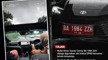 VIRAL! Istri Ketua DPRD Limapuluh Kota Diduga Pakai Mobil Dinas untuk Urusan Pribadi