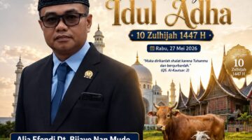 Alia Efendi Dt. Bijayo Nan Mudo: Berkurban Adalah Bentuk Cinta dan Ketaatan kepada Allah SWT