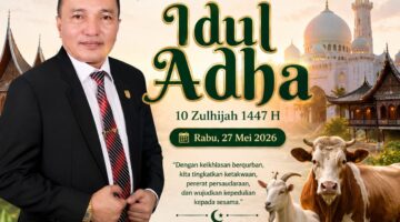 Sambut Idul Adha 1447 H, Capt. Harmen Ajak Masyarakat Menebar Keikhlasan dan Memperkuat Kebersamaan