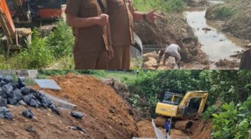 Wali Nagari Idris dan Pengusaha Bersinergi Normalisasi Batang Sintalang, Warga Apresiasi Upaya Pencegahan Erosi Sungai