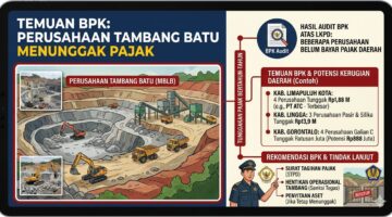Usai Diaudit BPK, PT ATC Tercatat sebagai Penunggak Pajak Tambang Terbesar di Lima Puluh Kota, Nilainya Tembus Rp1,2 Miliar