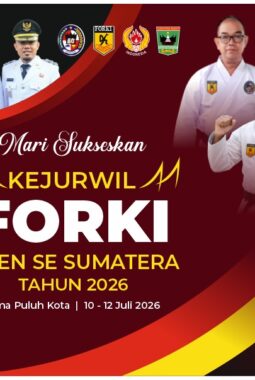 Kejurwil FORKI Open se-Sumatera 2026 Diserbu 60 Kontingen, Lima Puluh Kota Siap Jadi Panggung Karate Regional