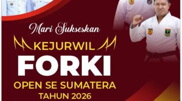 Kejurwil FORKI Open se-Sumatera 2026 Diserbu 60 Kontingen, Lima Puluh Kota Siap Jadi Panggung Karate Regional