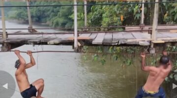 Puluhan Tahun Diabaikan, Warga dan Pelajar Pertaruhkan Nyawa di Jembatan Gantung Sawahgadang, Di Mana Peran Pemerintah dan DPRD?