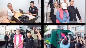 Jembatan Rp25,4 Miliar Roboh, Tiga Tersangka Korupsi Proyek Sikabu Ditahan Kejati Sumbar