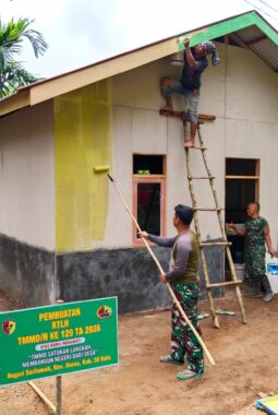 Dari Rumah Reyot Menuju Hunian Layak, TMMD ke-129 Wujudkan Harapan Warga Buluh Kasok