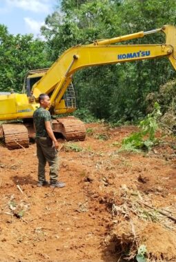 Puluhan Prajurit TNI Kebut Pembukaan Jalan Baru di Sarilamak, Progres Sudah 62 Persen