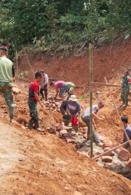Progres TMMD ke-129 Kodim 0306/50 Kota Capai 68 Persen, Pembangunan Jalan dan RTLH Terus Dikebut