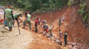 Progres TMMD ke-129 Kodim 0306/50 Kota Capai 68 Persen, Pembangunan Jalan dan RTLH Terus Dikebut