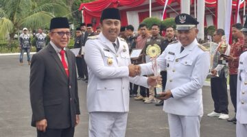 Wali Nagari Balai Panjang Terima Penghargaan Juara I Nagari Berprestasi Tingkat Provinsi Sumatera Barat