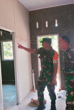 Tim Wasev Kodam XX/Tuanku Imam Bonjol Tinjau Pelaksanaan TMMD ke-129 Kodim 0306/50 Kota