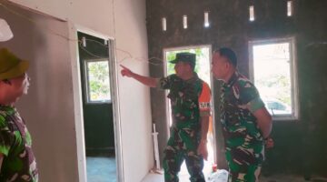 Tim Wasev Kodam XX/Tuanku Imam Bonjol Tinjau Pelaksanaan TMMD ke-129 Kodim 0306/50 Kota
