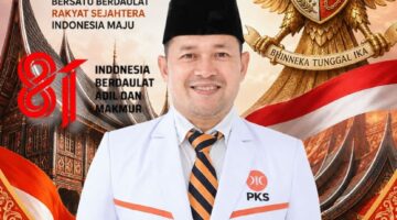 Beni Murdani Bawa Semangat Kemerdekaan dari Ranah Minang, Garuda dan Rumah Gadang Jadi Simbol Persatuan
