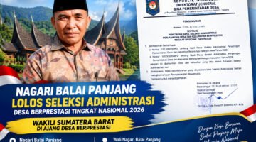 Nagari Balai Panjang Tembus Seleksi Nasional, Wakili Sumbar di Ajang Desa Berprestasi 2026