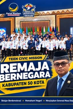 Baru Lima Hari Dibuka, 92 Remaja Daftar Program Remaja Bernegara NasDem Lima Puluh Kota