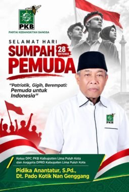 Pidika Anantatur Ajak Pemuda Lima Puluh Kota Perkuat Persatuan dan Berkontribusi Nyata bagi Bangsa pada Hari Sumpah Pemuda ke-98